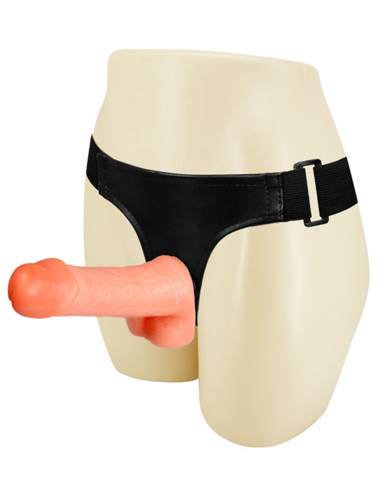 Страпон Domina, телесный, 45x180 мм