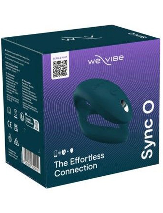 Вибромассажёр для пар We-Vibe Sync O, бархатно-зелёный