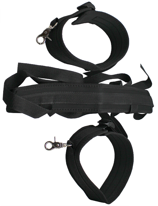 Поддержка бёдер, текстиль, чёрная