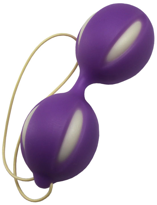 Шарики вагинальные, сиреневые, диаметр 35 мм