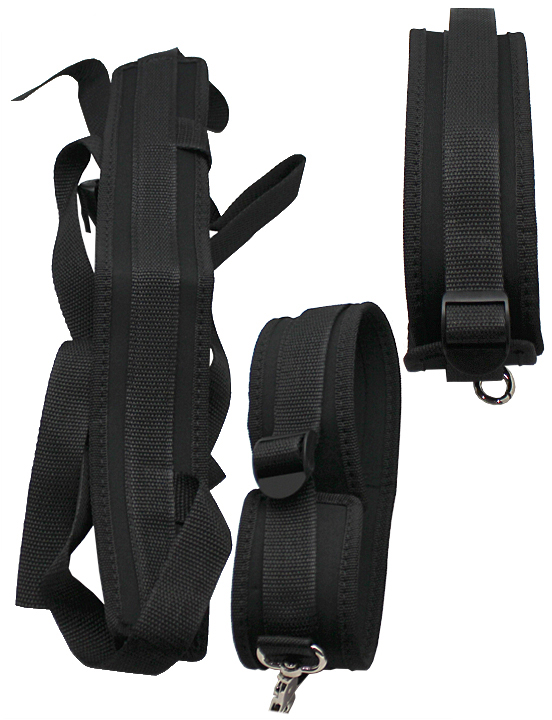 Поддержка бёдер, текстиль, чёрная