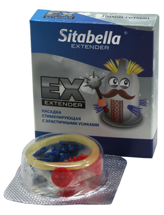 Насадка стимулирующая Extender «Лихой гетман» с эластичными усиками