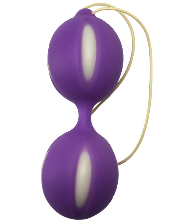 Шарики вагинальные, сиреневые, диаметр 35 мм