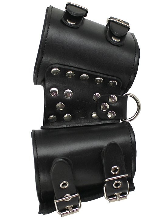 Манжеты фиксирующие, чёрные, размер универсальный