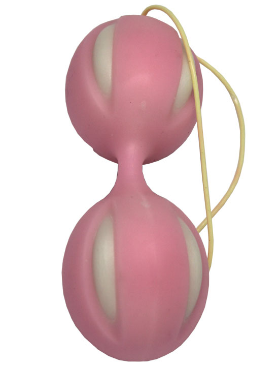 Шарики вагинальные, розовые, диаметр 35 мм