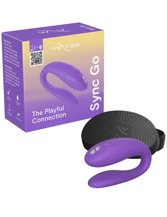Вибромассажер для пар We-Vibe Sync Go, фиолетовый