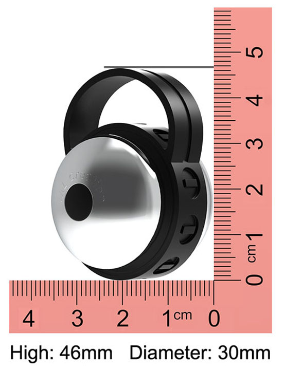 Вибратор клиторальный Cute Bullet, USB, серебристый, 46x30 мм