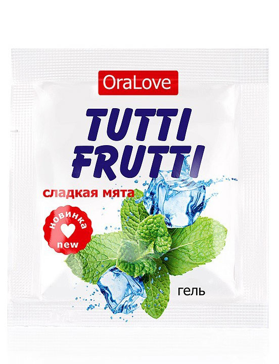 Гель-лубрикант «Tutti-Frutti Сладкая мята» 4 г