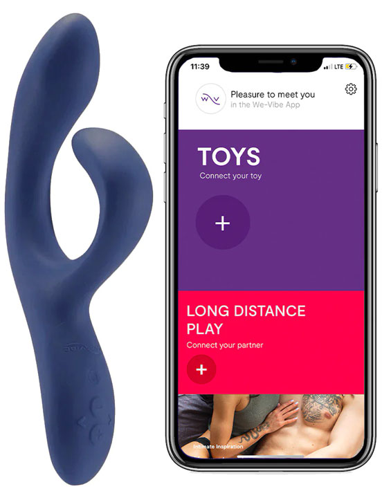 Вибратор We-Vibe Nova 2, синий