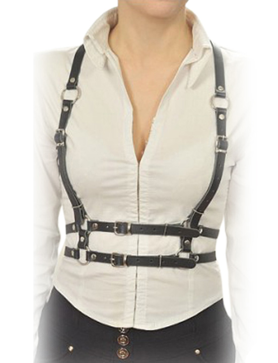 Портупея, чёрная, размер XS-M