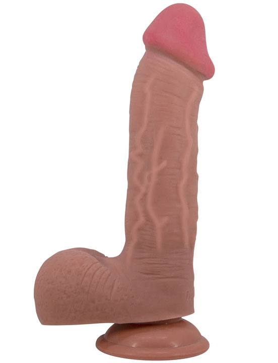 Фаллоимитатор Emeka реалистичный с эффектом скользящей кожи, 47x234 мм