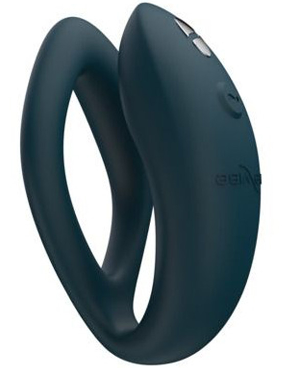 Вибромассажёр для пар We-Vibe Sync O, бархатно-зелёный
