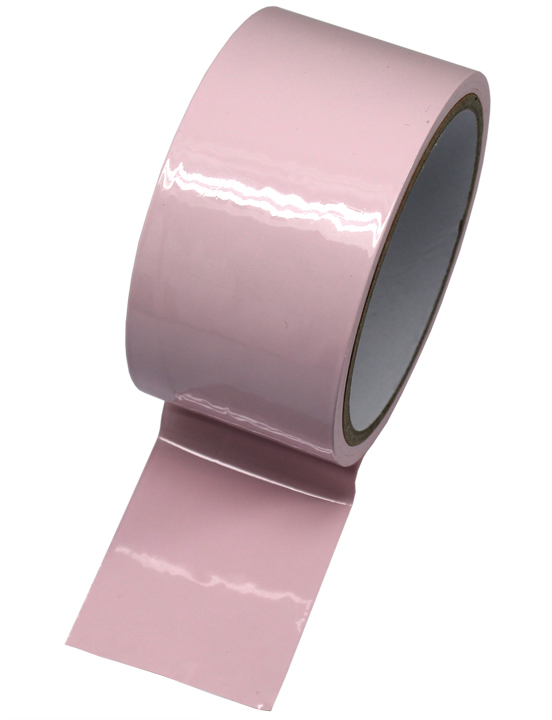 Скотч для бондажа, розовый, длина 17 м