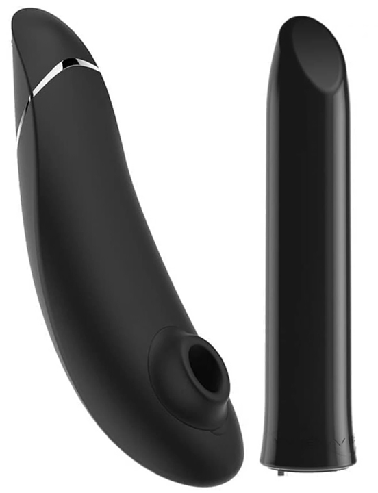 Набор Silver Delights: Womanizer Premium, We-Vibe Tango, чёрный