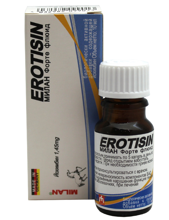 Капли «Эротизин Форте Флюид», 10 мл
