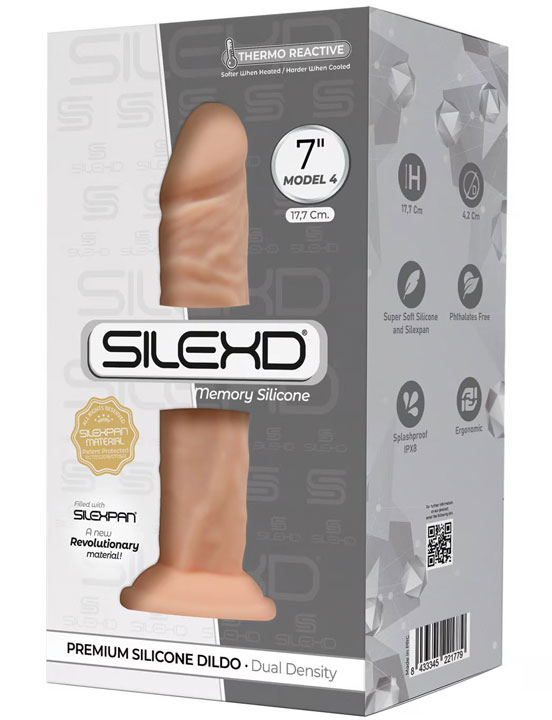 Фаллоимитатор SILEXD Model 4, телесный, 7"