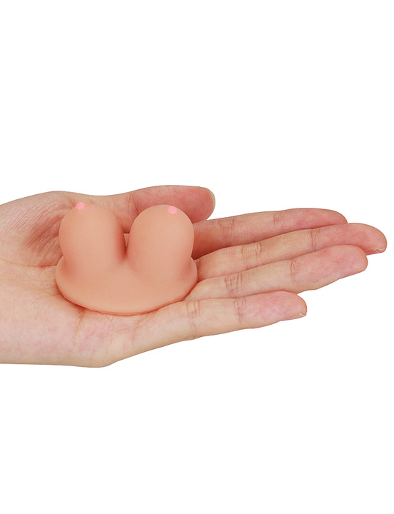 Сувенир «Грудь на присоске», телесный, 4,5 см