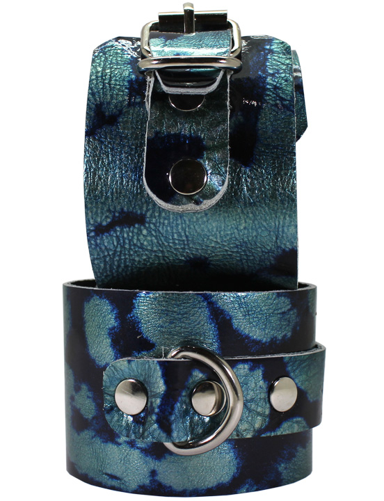 Наручники цветные, размер универсальный, аквамарин