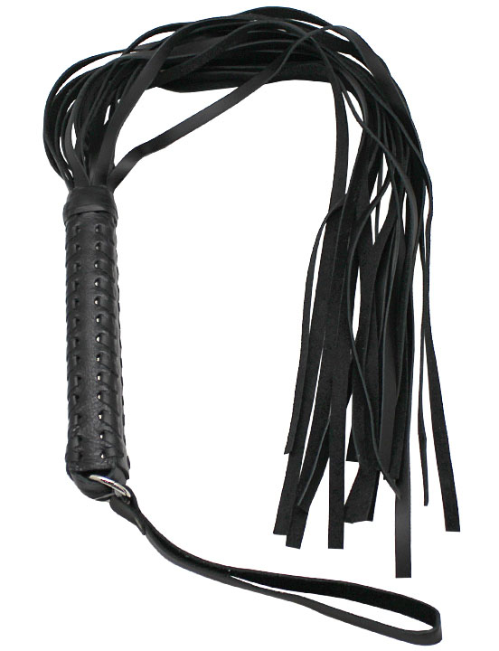 Флогер, ручка плетёная, с жёстким хвостом