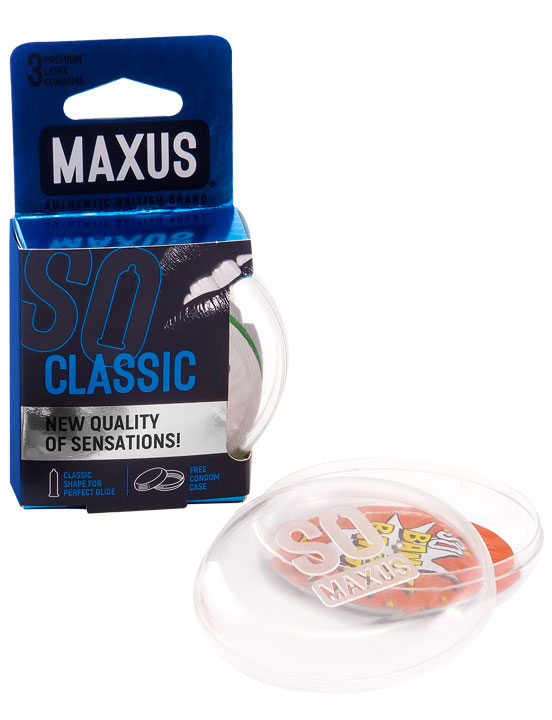 Презервативы MAXUS AIR Classic, классические, 3 шт., п/к