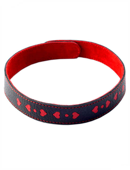 Ошейник с аппликациями, чёрный