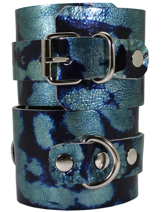 Наручники цветные, размер универсальный, аквамарин