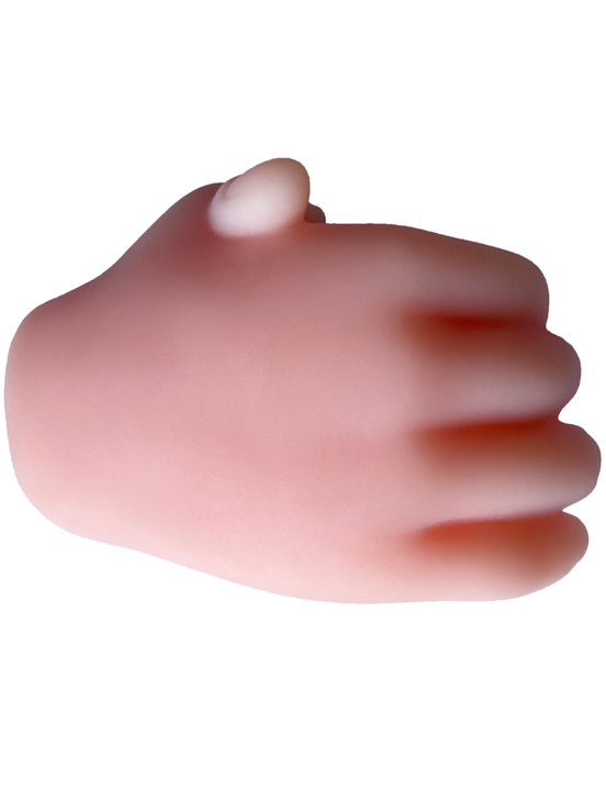 Мастурбатор вагина+кулачок, телесный, 80x75x125 мм