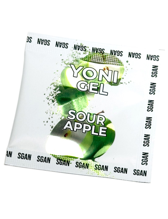 Лубрикант для орального секса SGAN Sensual со вкусом кислого яблока, 5 мл