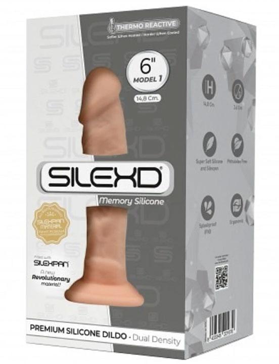 Фаллоимитатор SILEXD Model 1, телесный, 6"