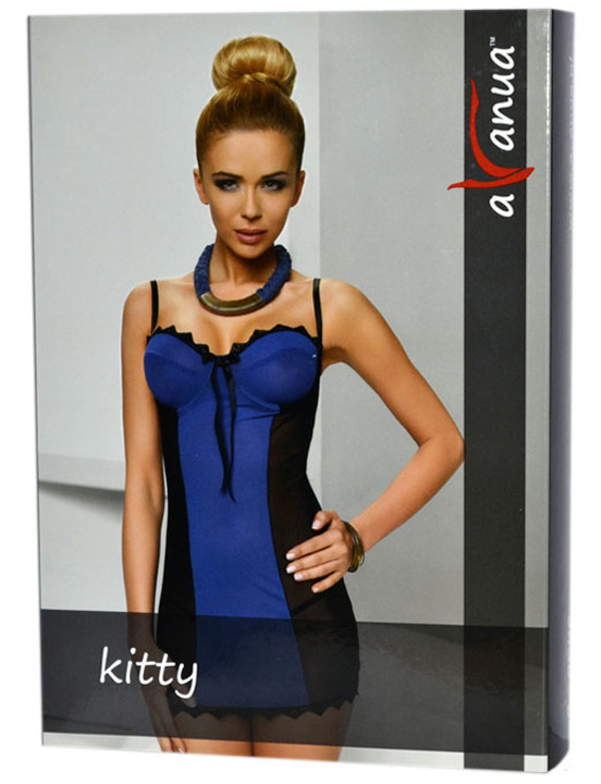 Платье Kitty, синее, S/M