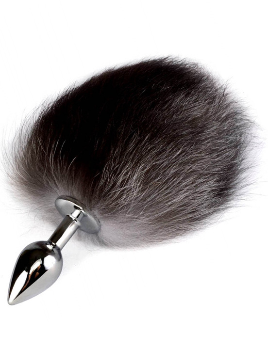 Анальная пробка с хвостиком «Зайка», 26 мм