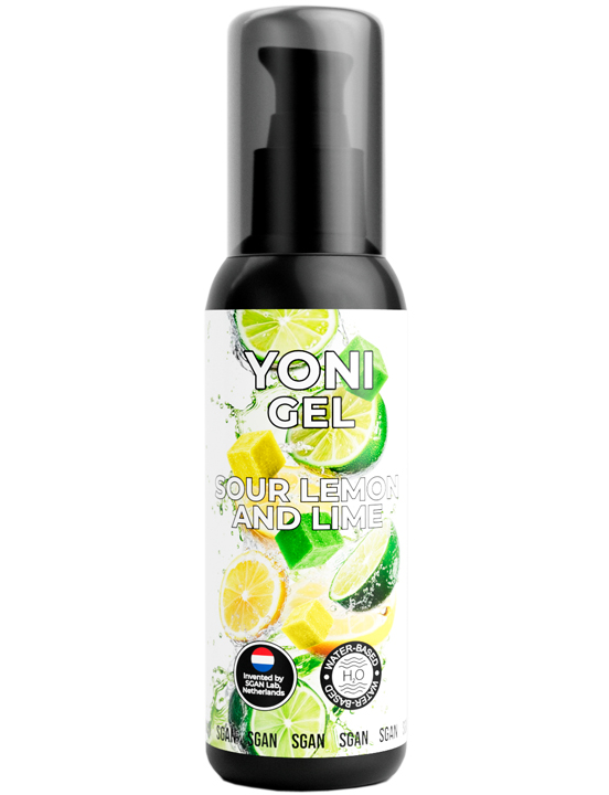 Лубрикант для орального секса SGAN YONI GEL со вкусом лимона и лайма, 100 мл