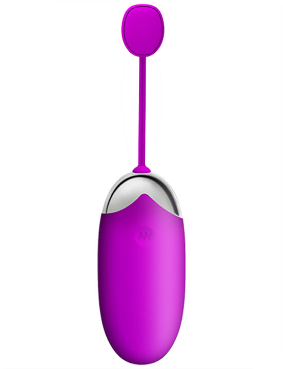 Виброяйцо Abner, APP контроль, bluetooth, фиолетовое, 33x75 мм