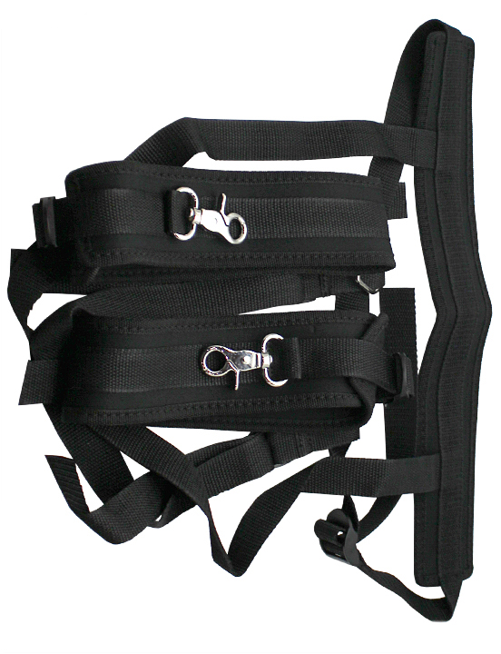 Поддержка бёдер, текстиль, чёрная