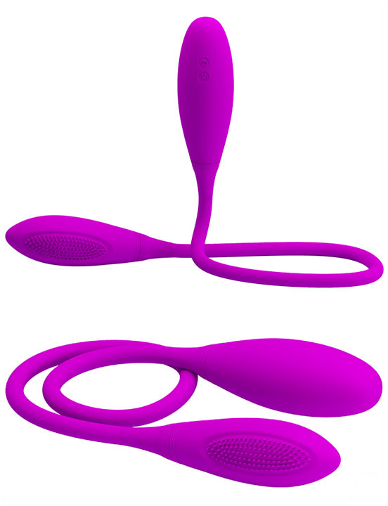 Мини-вибратор SNAKY VIBE на гибком стержне, 7 видов вибрации, 32x600 мм